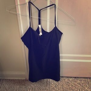 Lululemon blank tank with bra insert.
